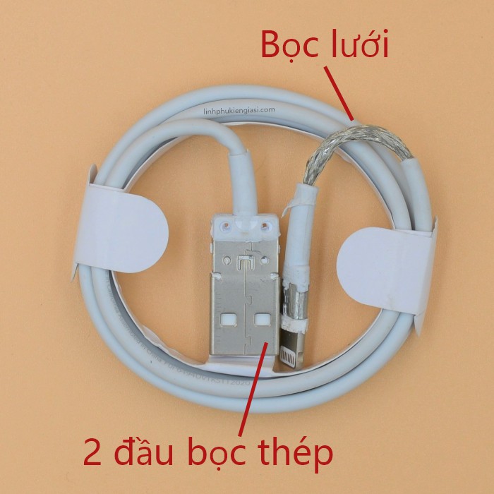 [CAO CẤP] Dây sạc nhanh iphone Foxconn 5IC/8IC