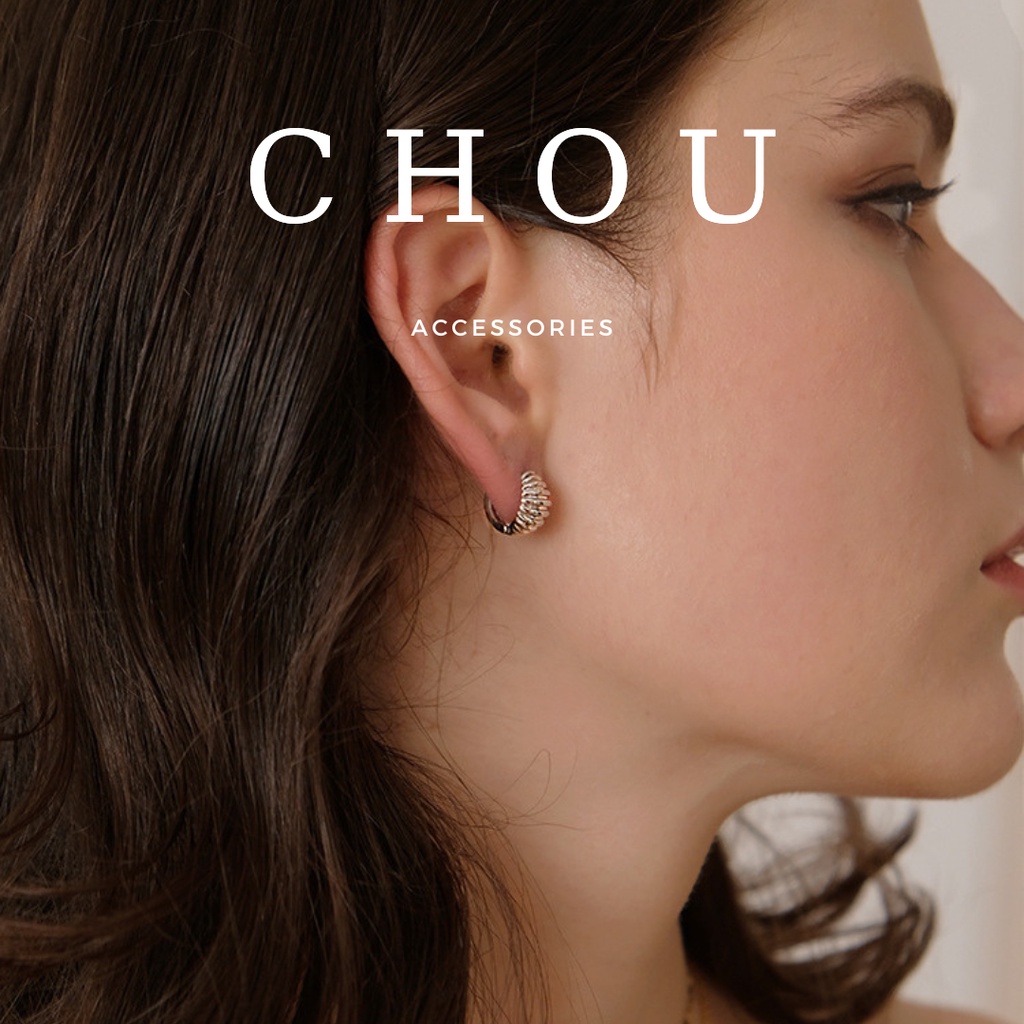 Bông Tai S925 Croissant Mini  | CHOU ACCESSORIES |