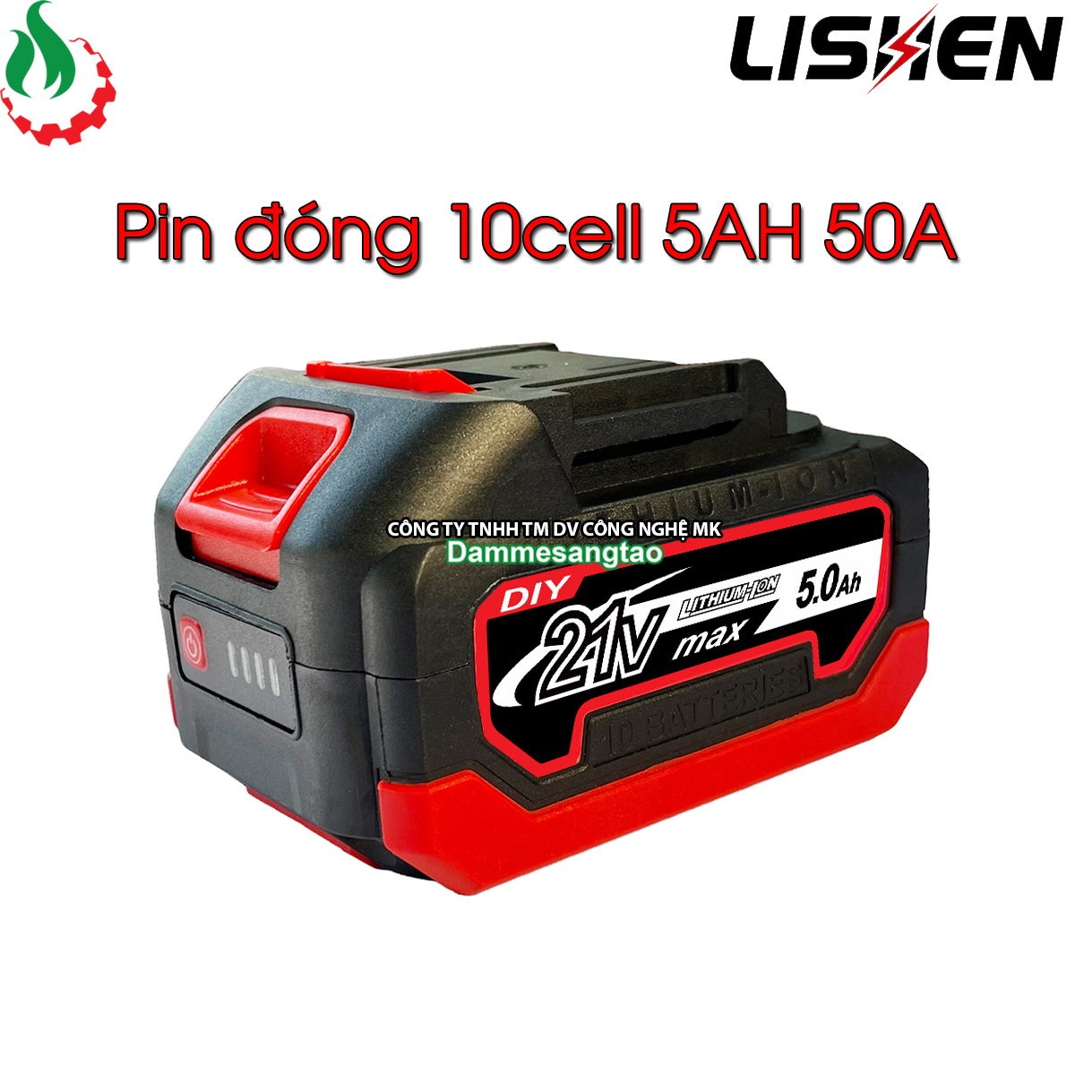 Pin đóng Makita 18V Li-ion mạch sạc adapter