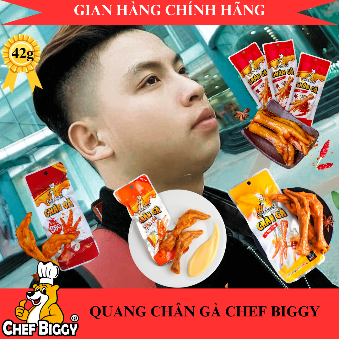 1 chiếc chân gà Vị Cay CHEF BIGGY 42g