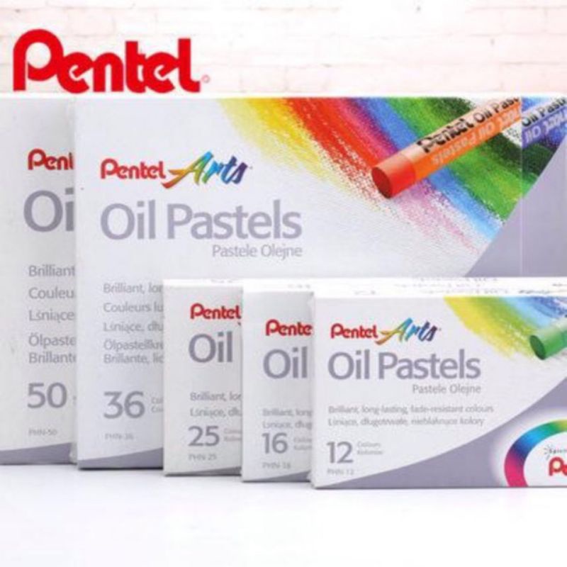 Bộ màu Sáp Dầu PENTEL Oil Pastels- Bít sáp dầu Pentel chính hãng