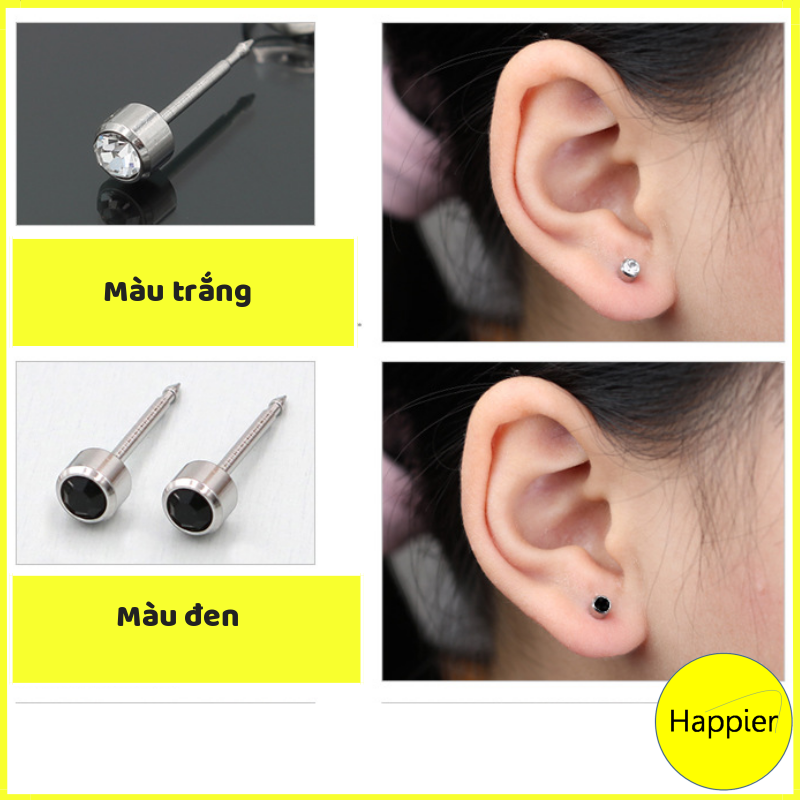 Bấm Lỗ Tai Dùng 1 Lần Khuyên Khử Trùng - Happier