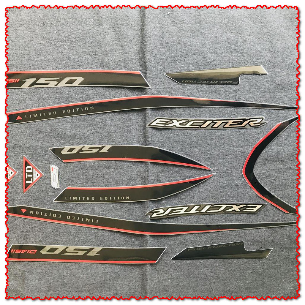 BỘ TEM RỜI ZIN 3 LỚP DÁN XE MÁY EXCITER 150CC LIMITED EDITION
