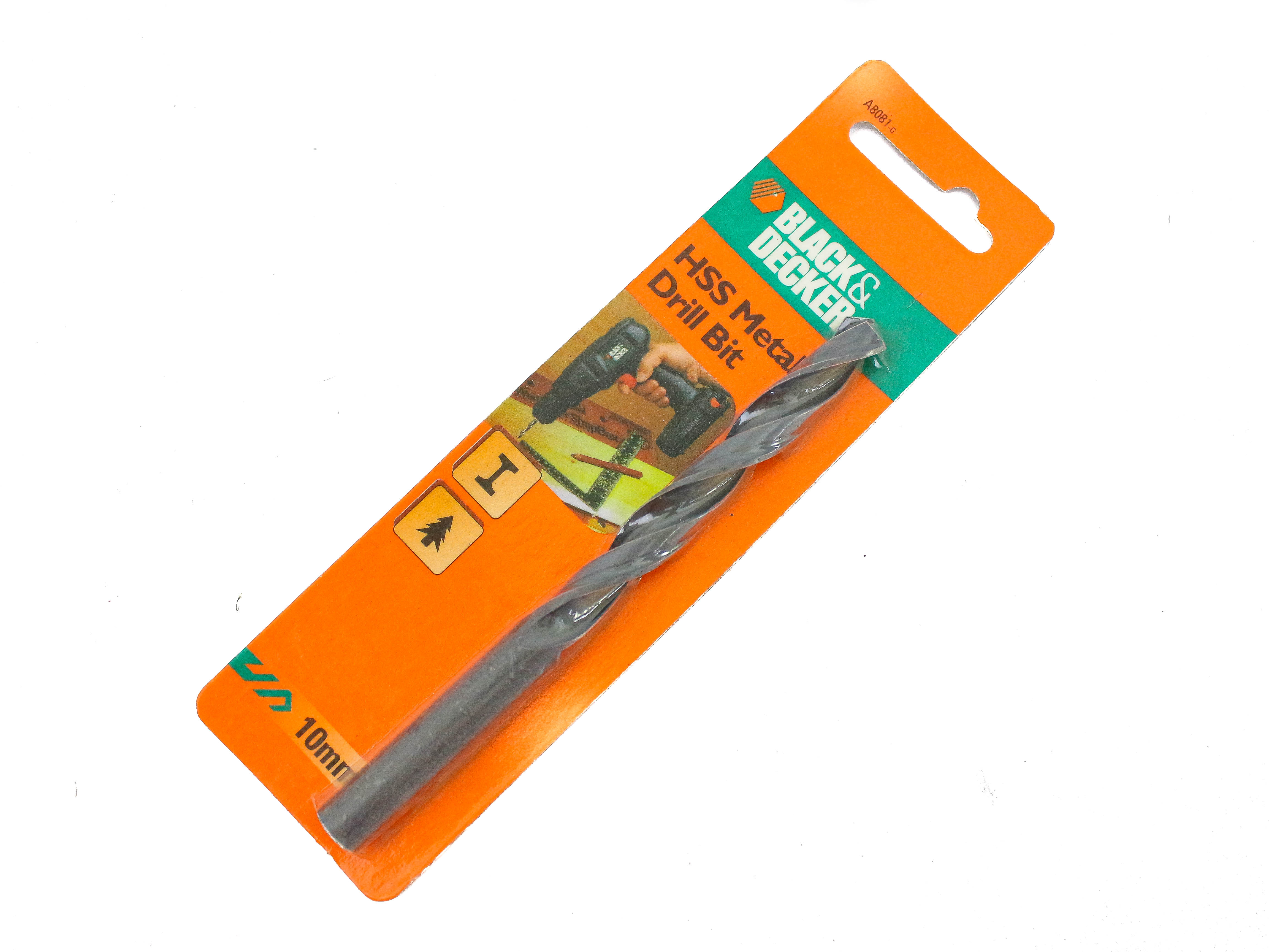 Mũi khoan sắt 10MM HSS Black & Decker A8081