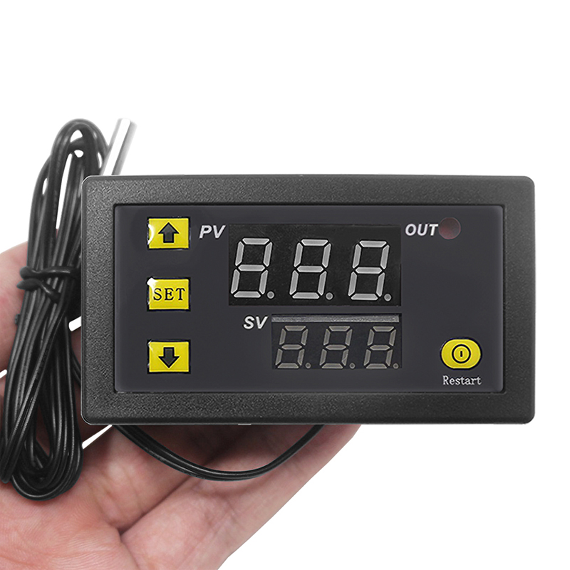Bộ điều khiển nhiệt độ làm mát kỹ thuật số màn hình led w3230 DC 12V 24V AC 110V-220V 20A-INTL