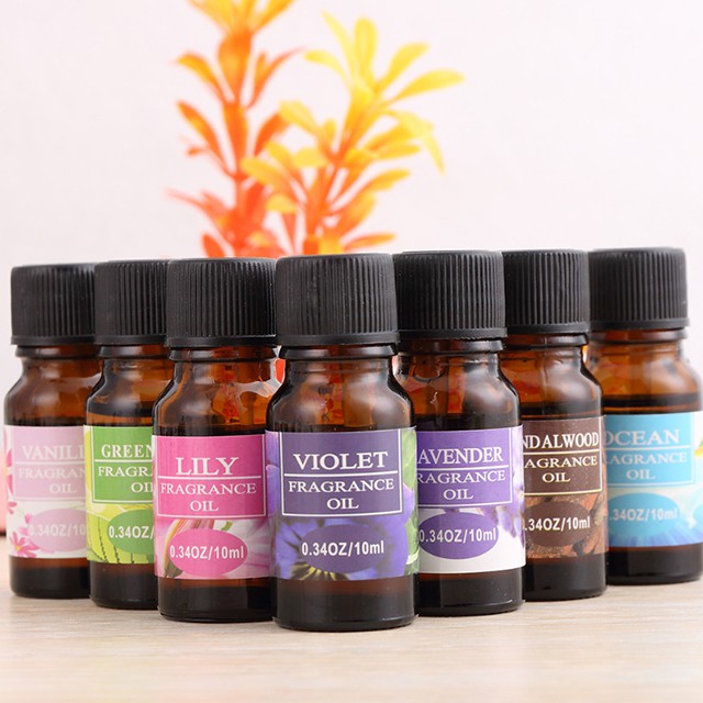 Lọ 10ml Tinh Dầu Thiên Nhiên Nguyên Chất Nhiều Mùi Thơm Phòng Giúp Bạn Thư Giãn Sảng Khoái Mỗi Ngày