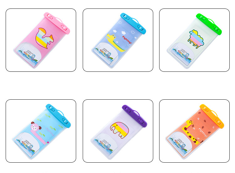 [HCM]Túi đựng điện thoại chống nước hình thú