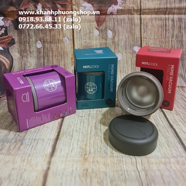 bình ủ cháo lock&lock 450ml - bình ủ cháo lock&lock