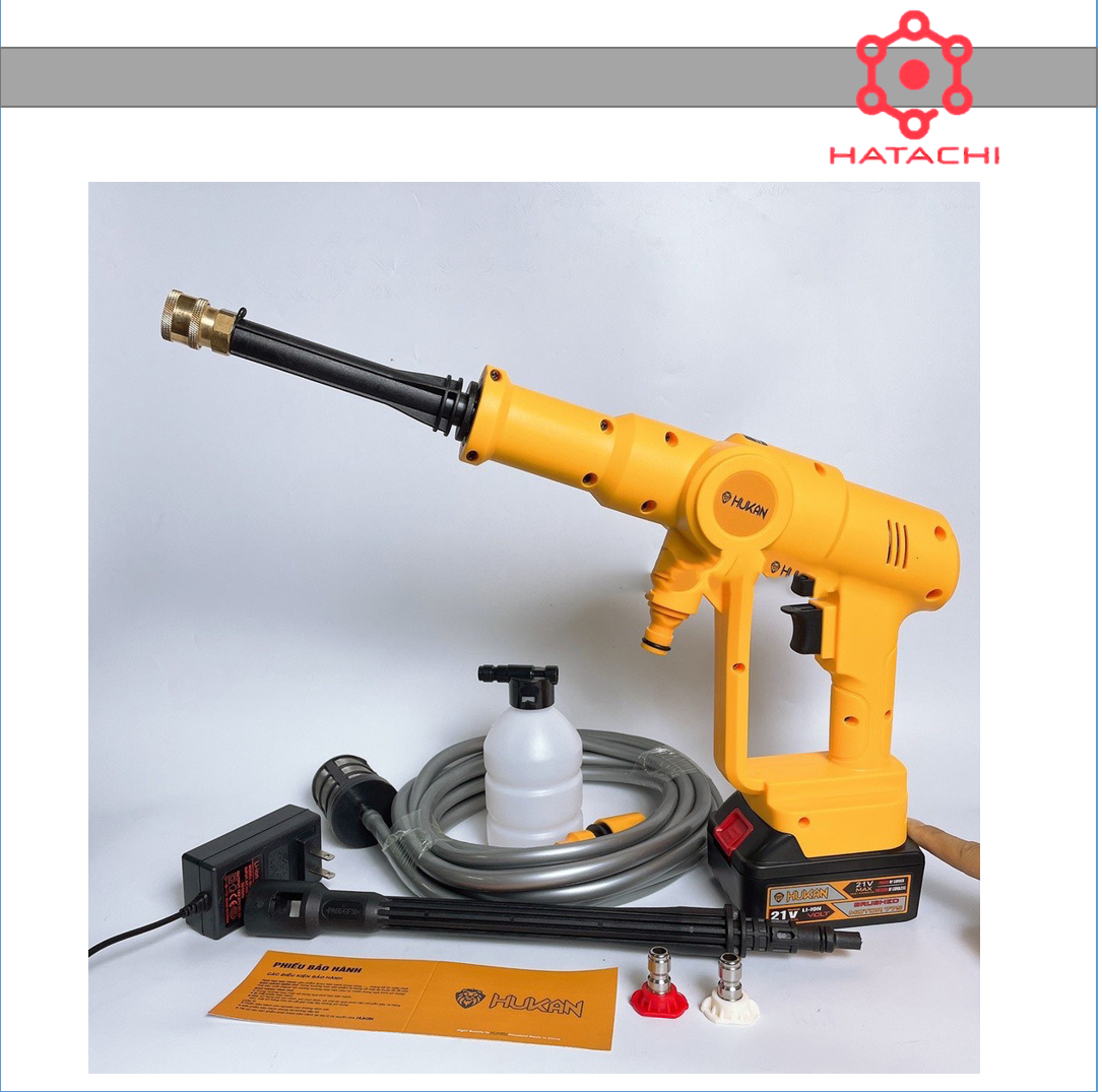 [FreeshipMAX] Máy rửa xe pin Hukan - Máy rửa xe pin Hukan