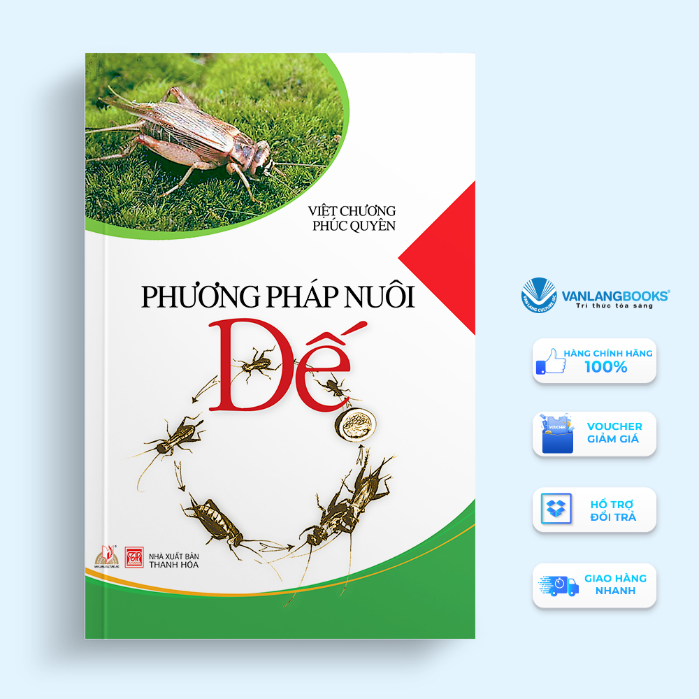 Sách Phương Pháp Nuôi Dế-Vanlangbooks