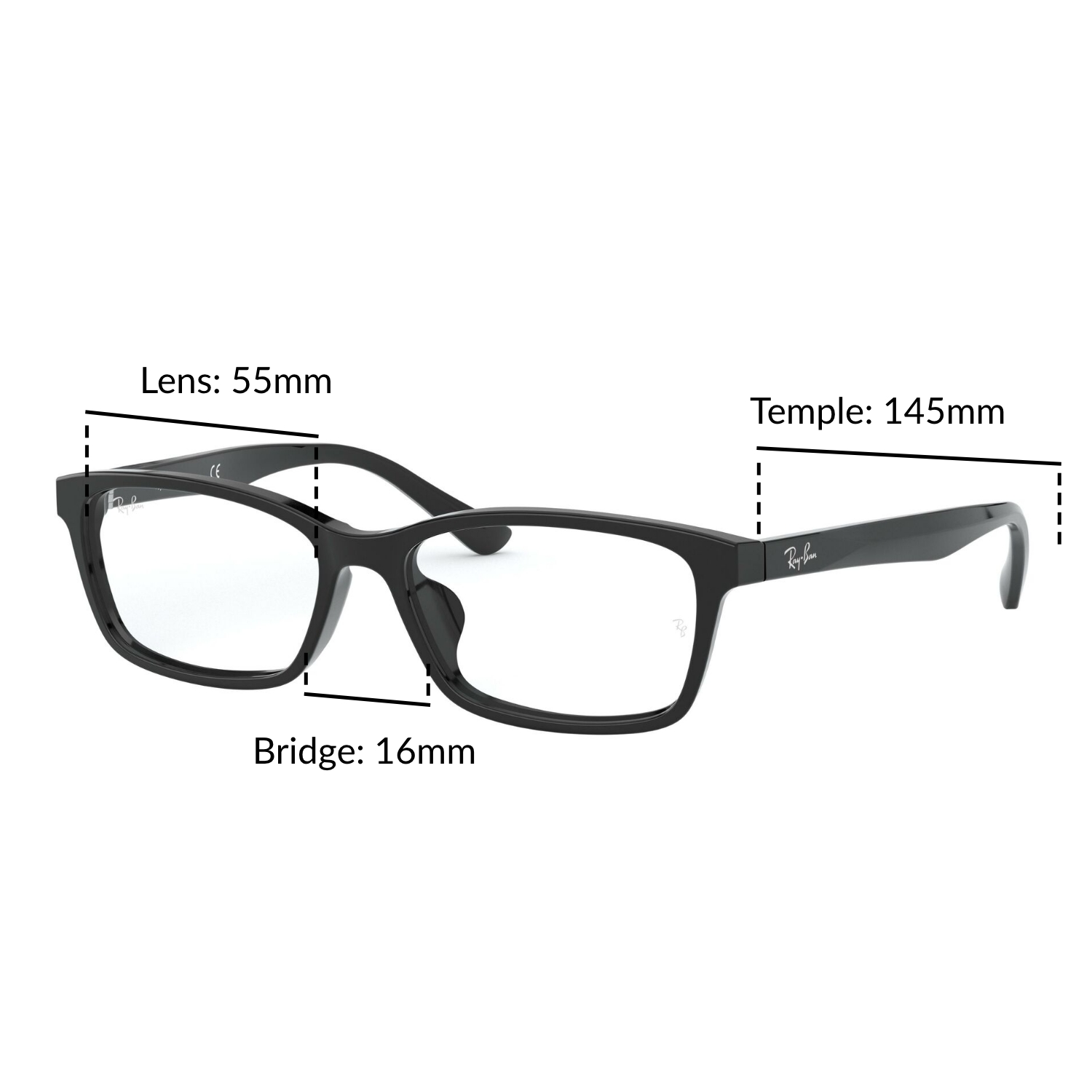 Mắt Kính Ray-Ban - RX5318D 2000 - Kính thường Size 55