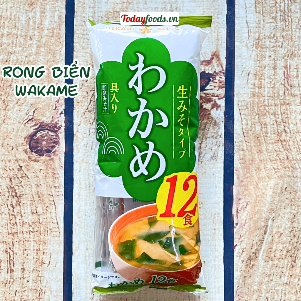 Súp Miso Ăn Liền Hikari Miso Nhật Bản – Hến / Sò Lụa / Rong Biển (8-12 gói)