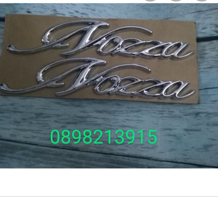 Bộ tem decal chữ nổi Nozza