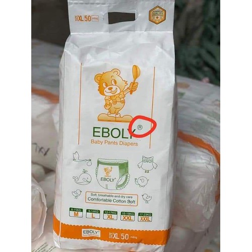 100 MIẾNG BỈM QUẦN EBOLY (siêu thấm hút)