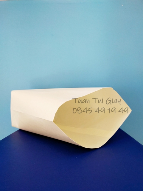 100c Túi Giấy Trắng sz15x17