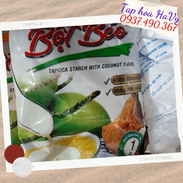 Bột Béo Đặc Biệt Tài Ký 1kg  [FREE SHIP][BienHoa] tap hoa havy