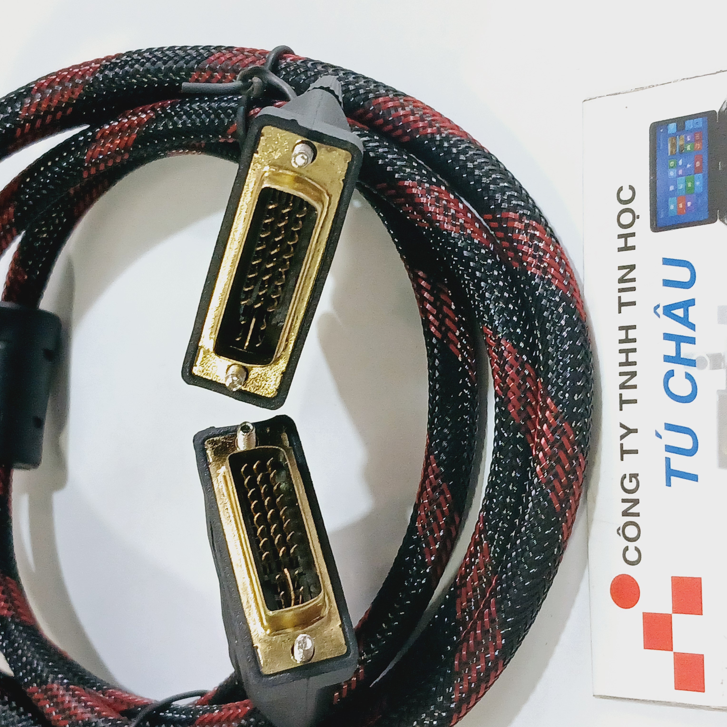 Cáp DVI / Chuẩn DVI - I (Chân kim 24 + 5) dài 1.5m (Cáp bọc vãi dù)