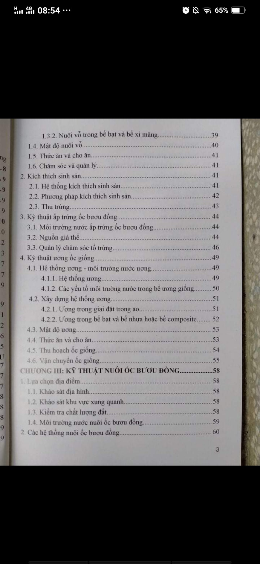 Sách nuôi ốc bươu đen (photo copy trắng đen)