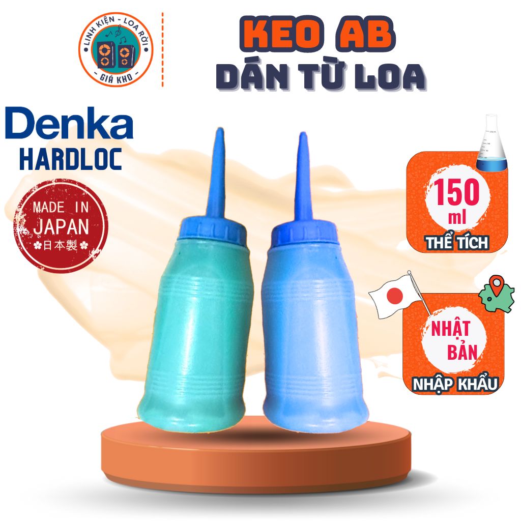 Keo AB Dán Từ Loa [Nam Châm Loa] - Hãng Denka HardLoc - Nhật