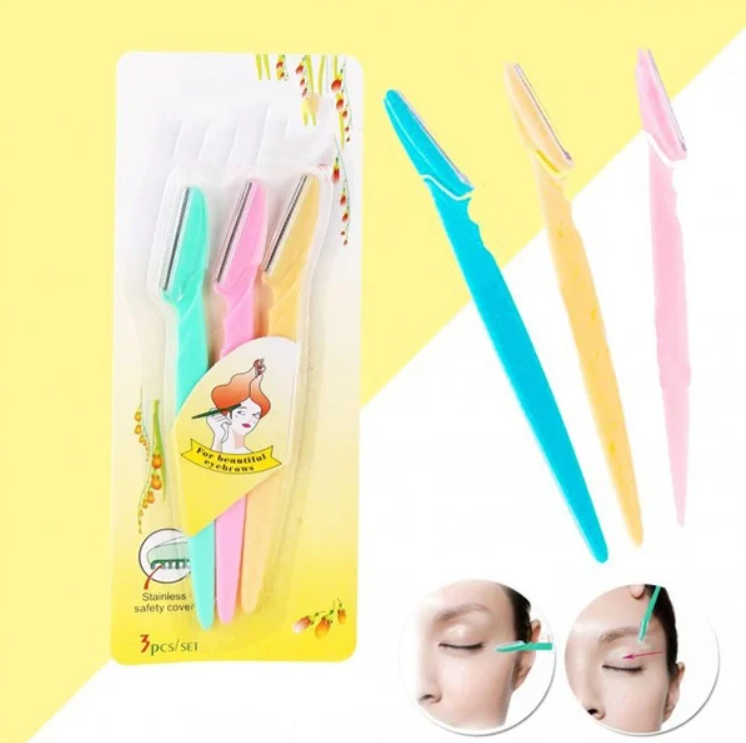 [HCM]dao cạo lông mày set 3 cây