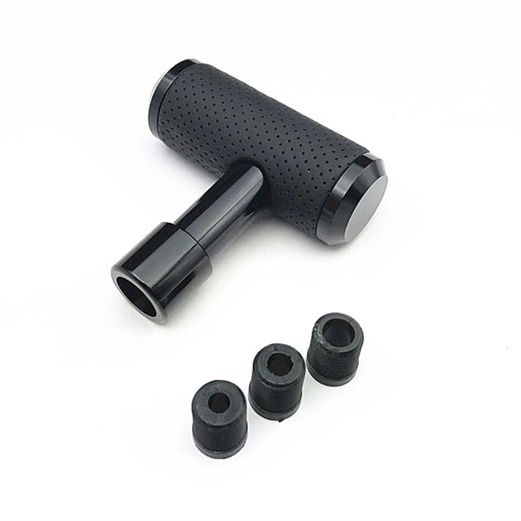 Tay nắm cần số ô tô, xe hơi chữ T, dùng cho các xe số tự động MOMO8-D (Màu đen)