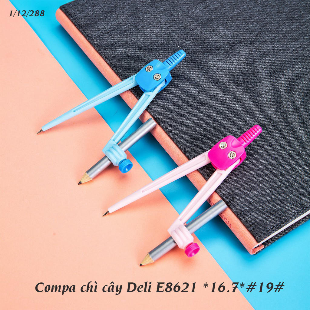 Compa chì cây học sinh deli e8621