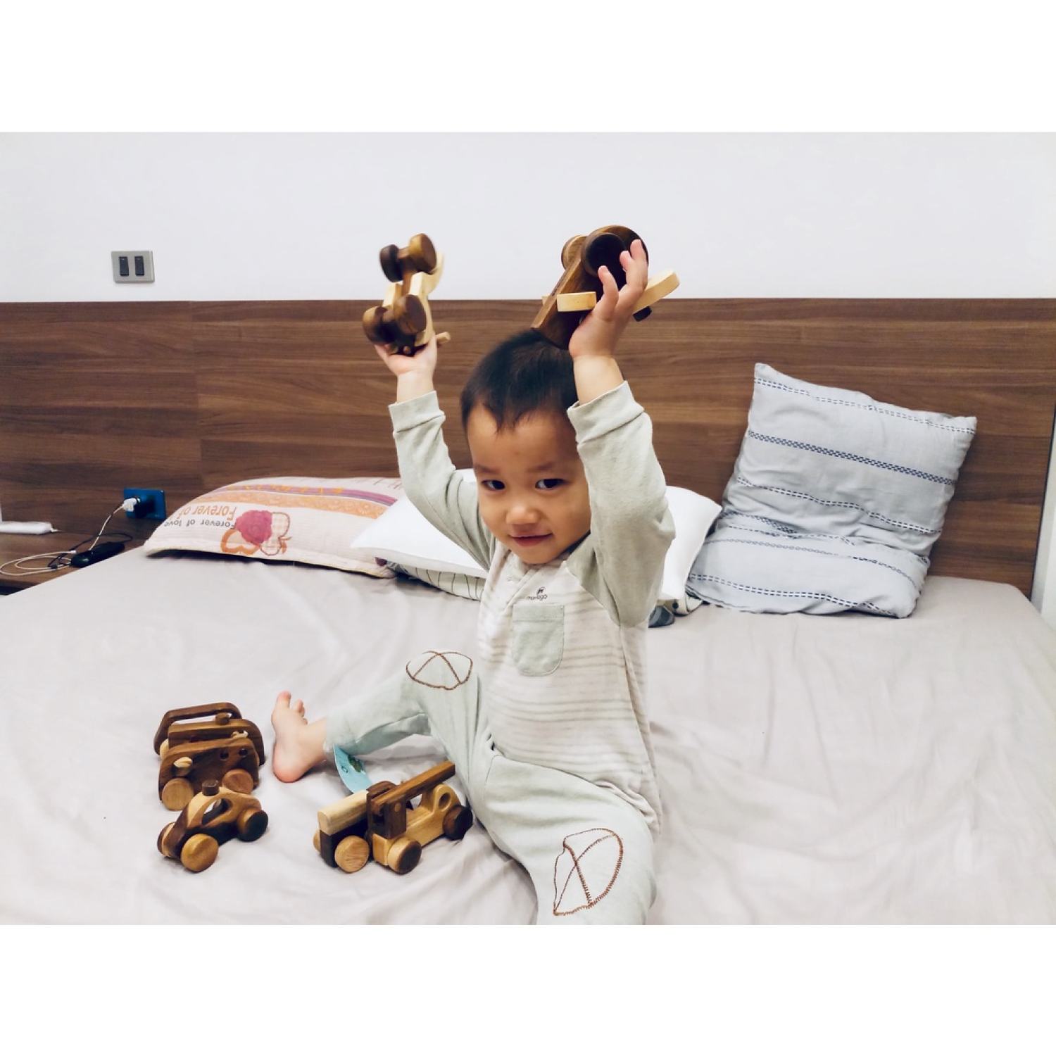 Đồ chơi gỗ Máy Bay Mini cho bé - Đồ chơi gỗ Gemoni