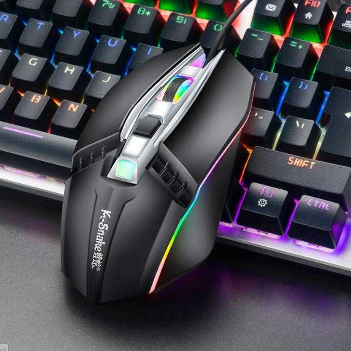 [HCM]Chuột Game K3 Đèn led RGB màu tự thay đổi