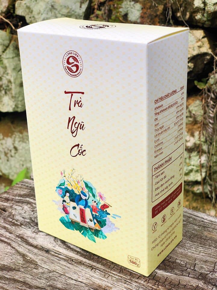 Trà ngũ cốc Long Liên hộp 500gr