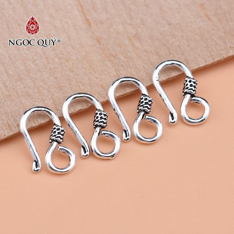 [HCM]Móc khóa chữ S kết vòng tay dây chuỗi bạc - Ngọc Qúy Gemstones