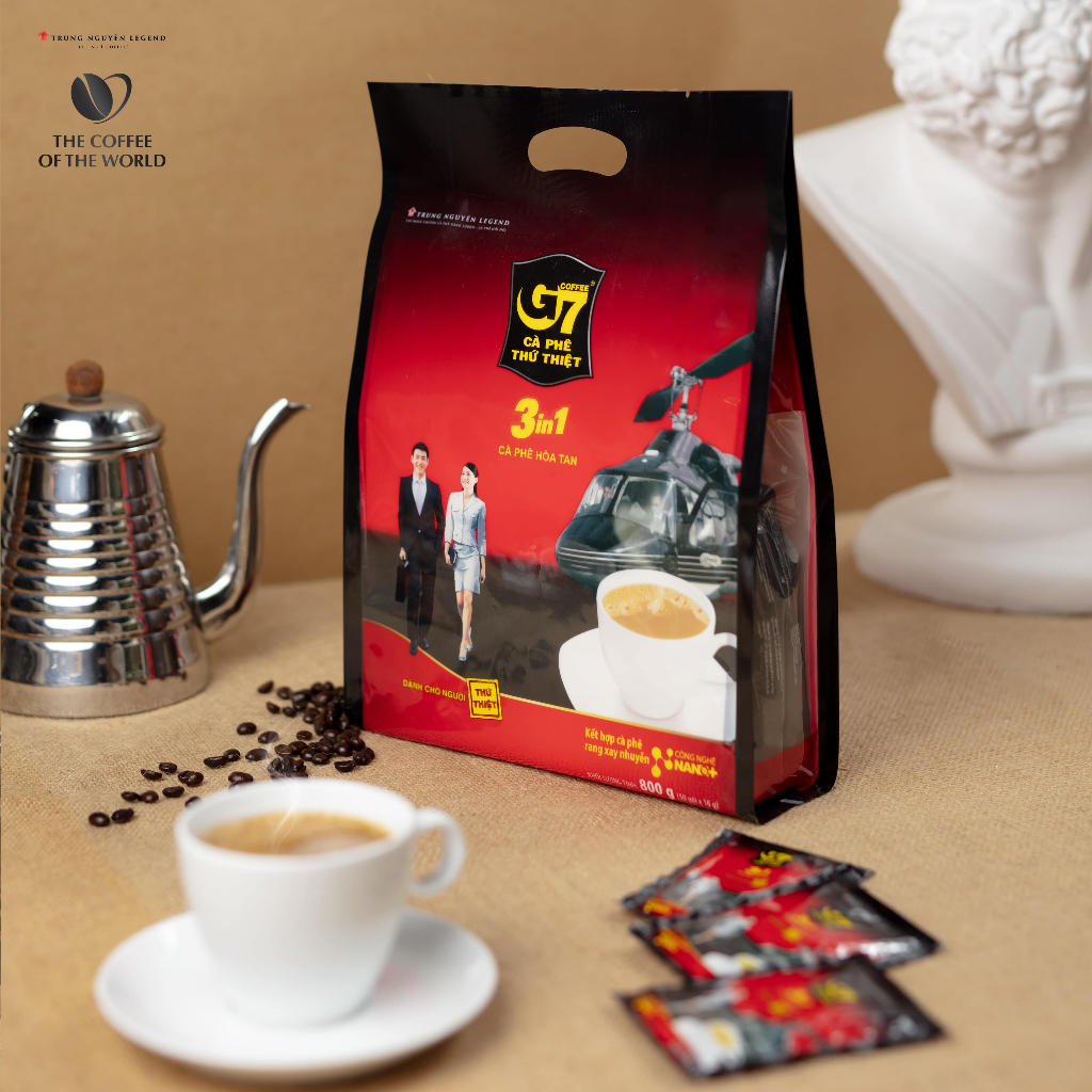 [HCM]Cà phê Trung Nguyên G7 - Cà phê G7 3in1 Bịch 50