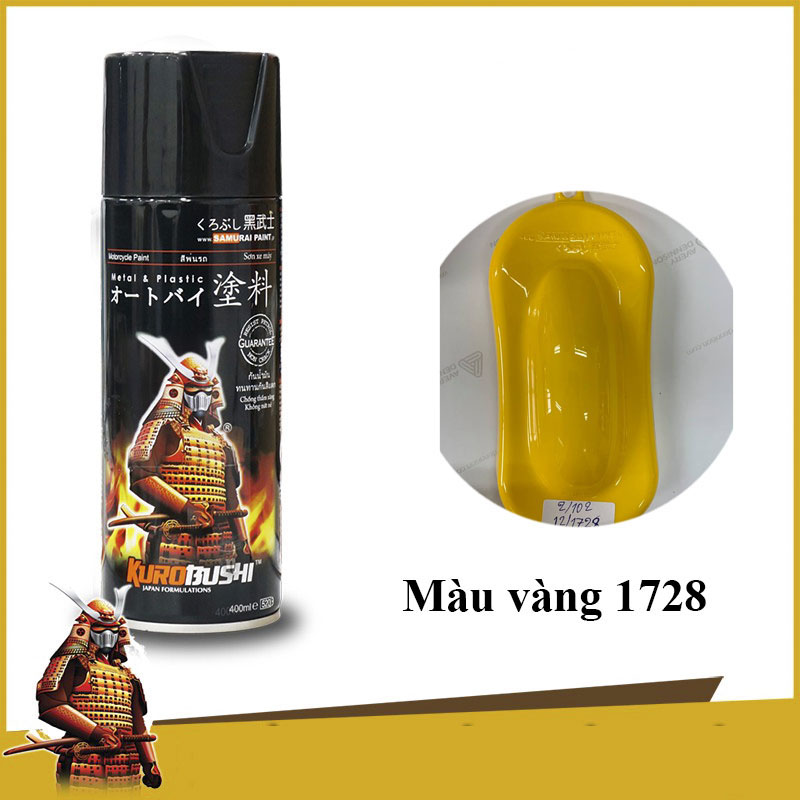 [HCM]1701 _ Sơn xit Samurai 1701 màu bạc lấp lánh _ Sparkling Sliver