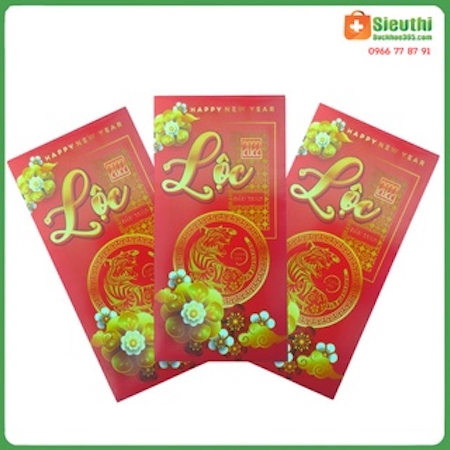 Bao lì xì Tết May Mắn Tài Lộc