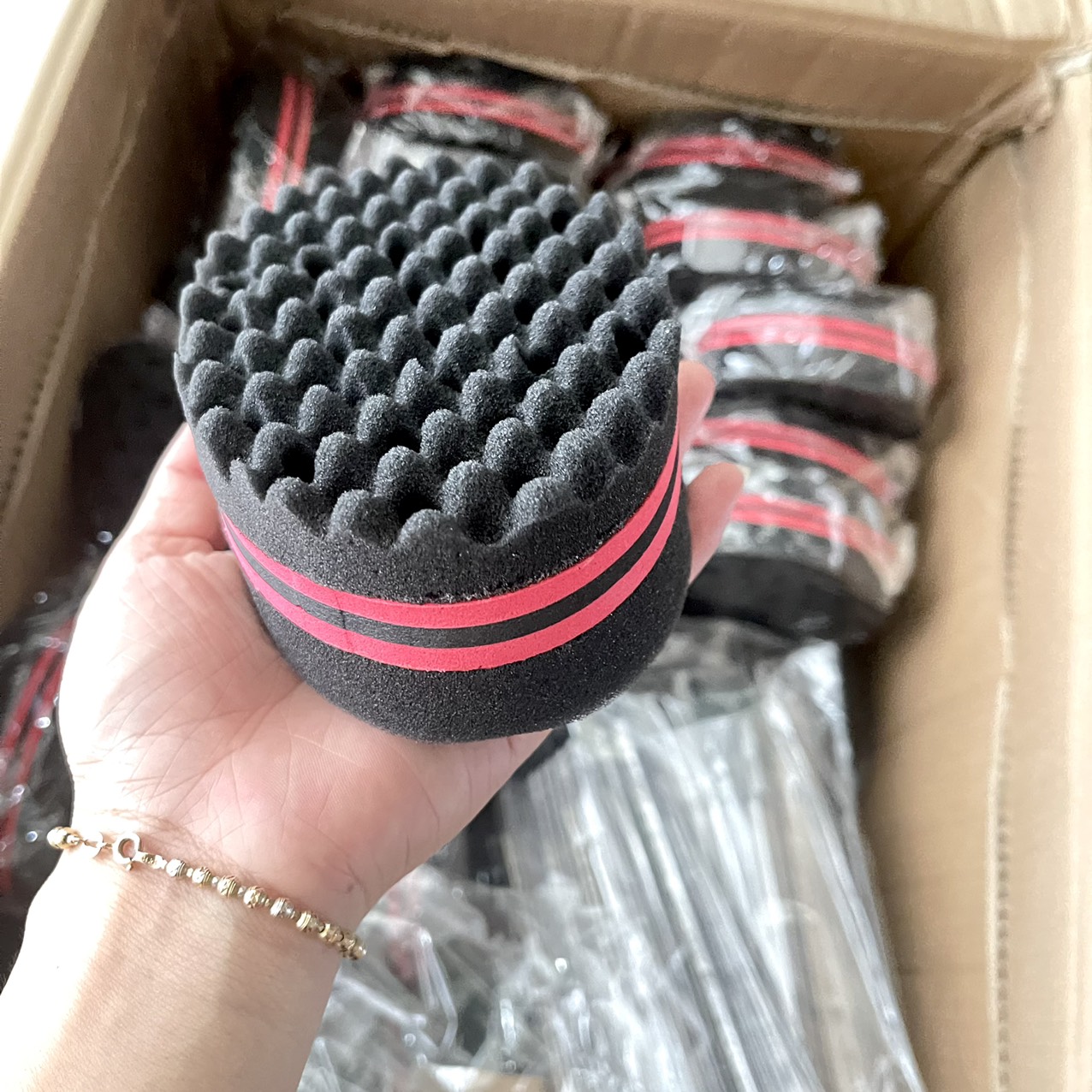 Dụng cụ uốn tóc premlock ( Mút xốp )