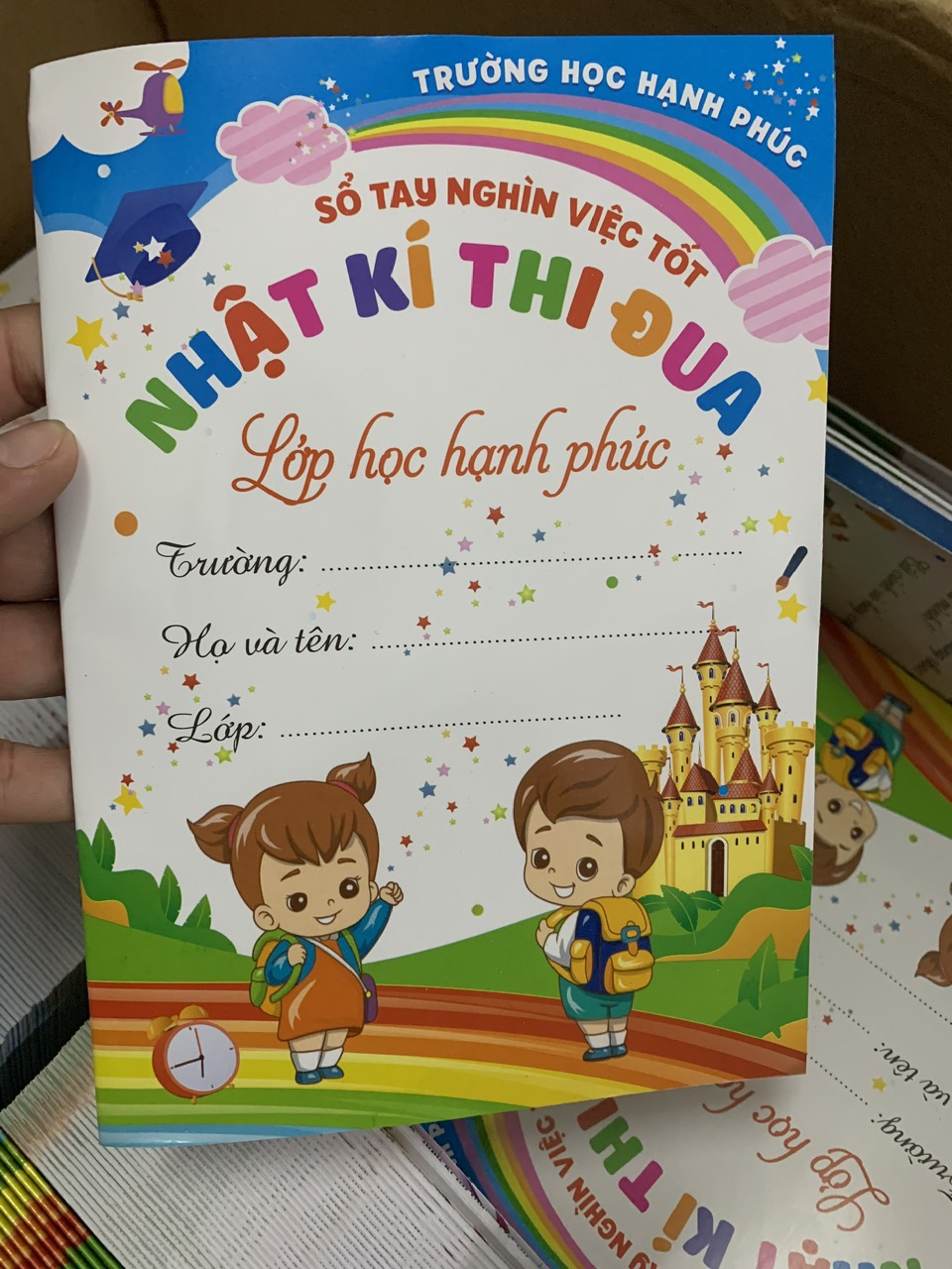 Sổ Thi đua khen thưởng in màu