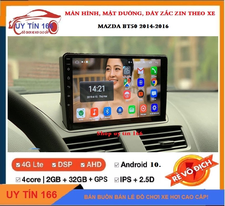 SHOP UY TÍN 166 !  Bộ màn hình android 10. lắp sim OLED C2 RAM 2G ROM 32G 4G cho xe MAZDA BT50 201420152016 lắp sim trực tiếpthu phát wifi với công nghệ tiên tiến chất lượng cực cao đồ chơi ô tô CAO CẤP