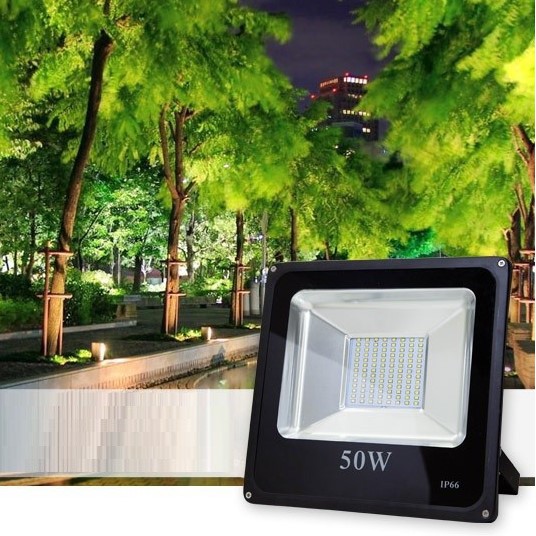 [HCM]Đèn Pha Led 50W Chống Nước IP66 Siêu mỏng Siêu Sáng Tiết Kiệm Điện BH 12 Tháng