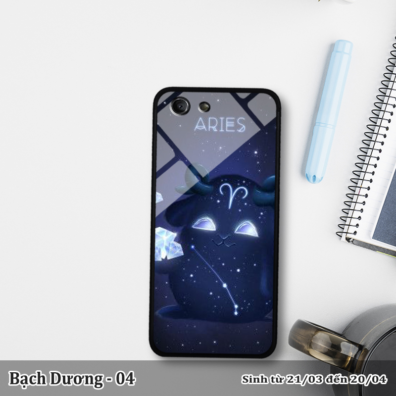 Ốp kính OPPO A39 in cung hoàng đạo