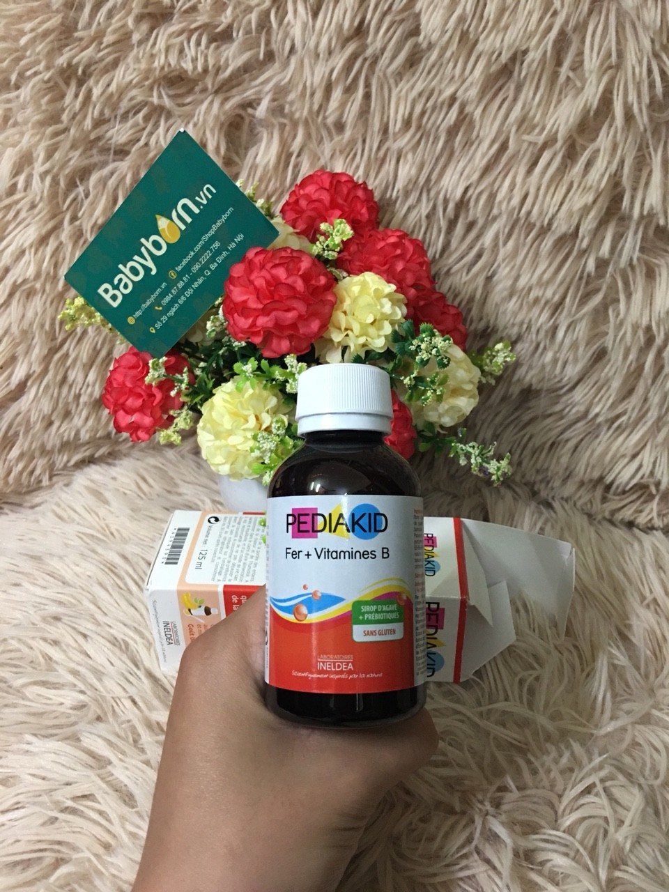 Vitamin Pediakid Sắt Và Vitamin B Cho Bé 125Ml - Sbfv4545
