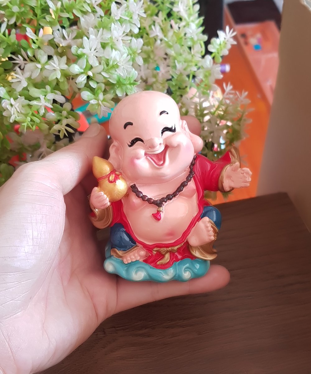 [HCM]TƯỢNG PHẬT DI LẶC CẦM HỒ LÔ 9CM