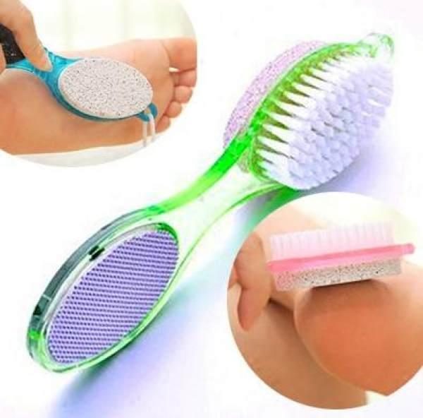 Dụng cụ chà gót chân - Đá bọt biển chà gót chân tẩy tế bào chết 4 in 1