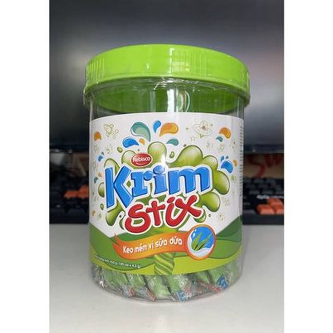 Kẹo Que Mềm Sữa Dứa Krim Stix - Cực Ngon 100 Que
