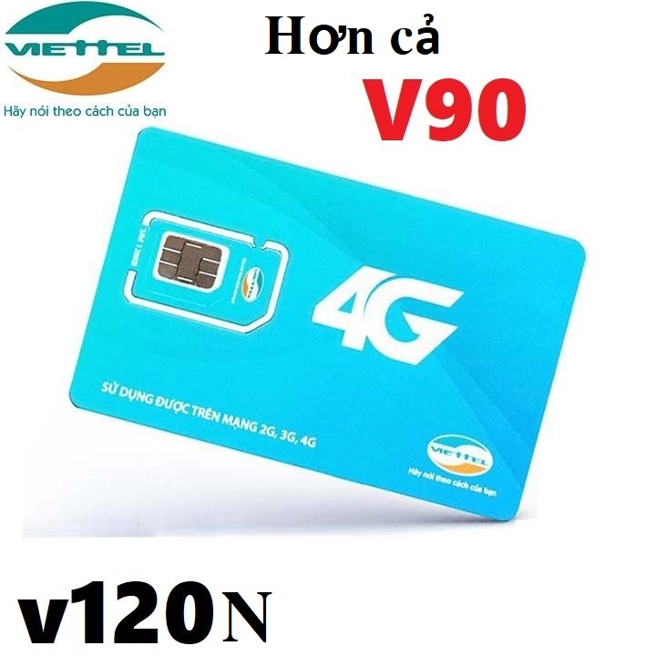 FREESHIP - CHƯA KÍCH HOẠT. Sim Viettel V120N