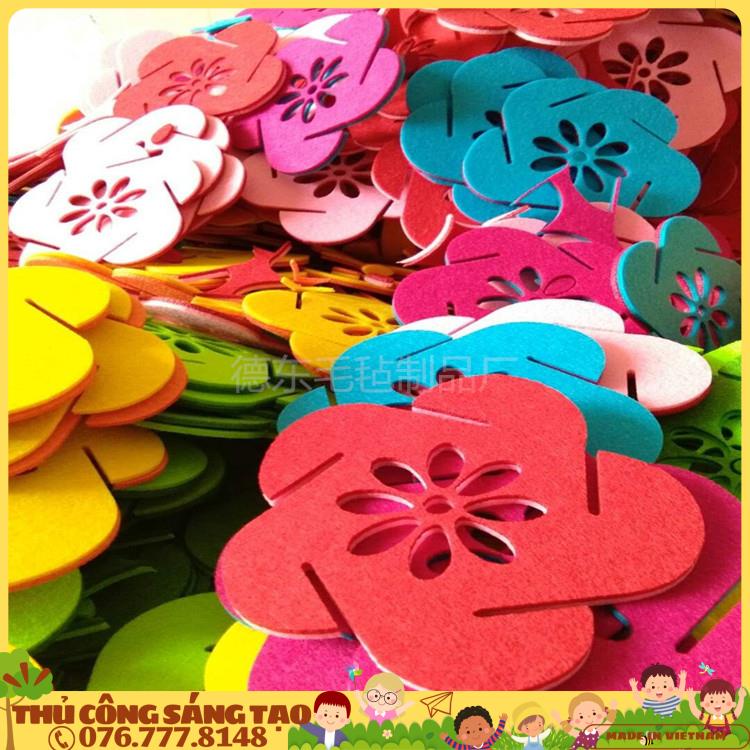 Lồng đèn Cẩm tú cầu nỉ trang trí 10 cm
