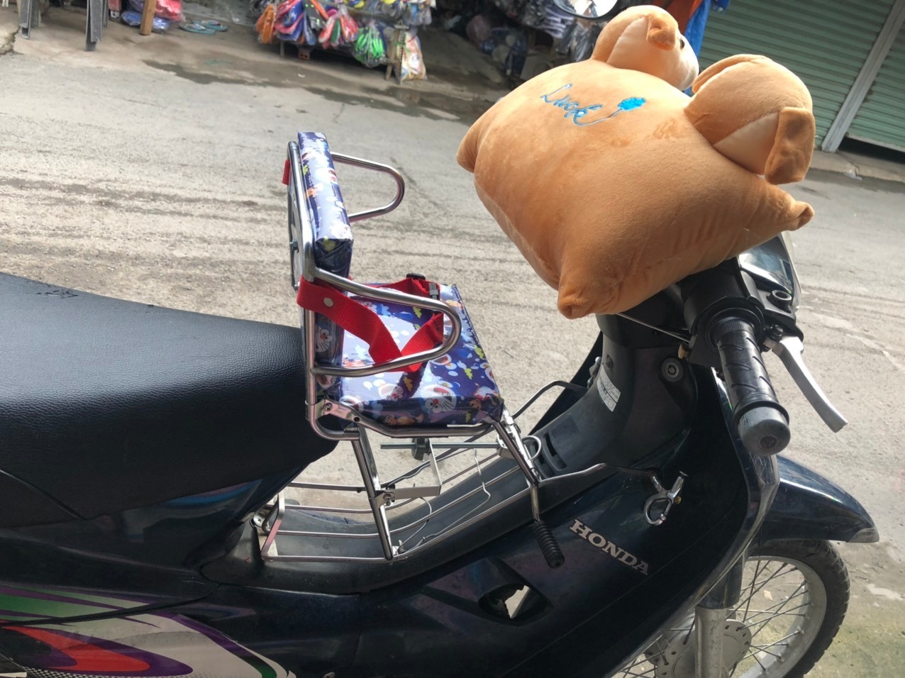 Ghế Ngồi Xe Máy Cho Bé Ghế Dùng Cho Xe Số Có Dựa Lưng