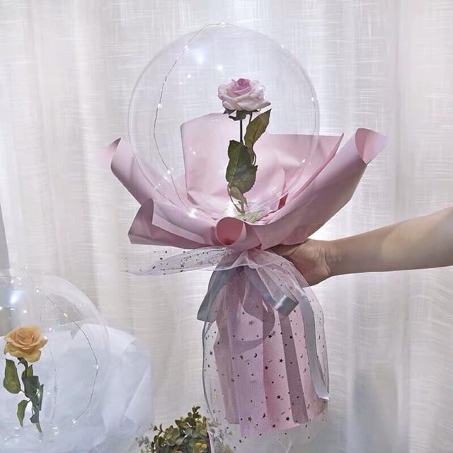 Bóng PE 45cm trong suốt