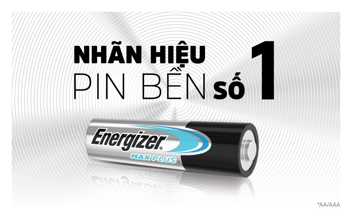 Vỉ 4 Viên Pin AA Energizer AA Max Plus EP91 BP4 - 100922575