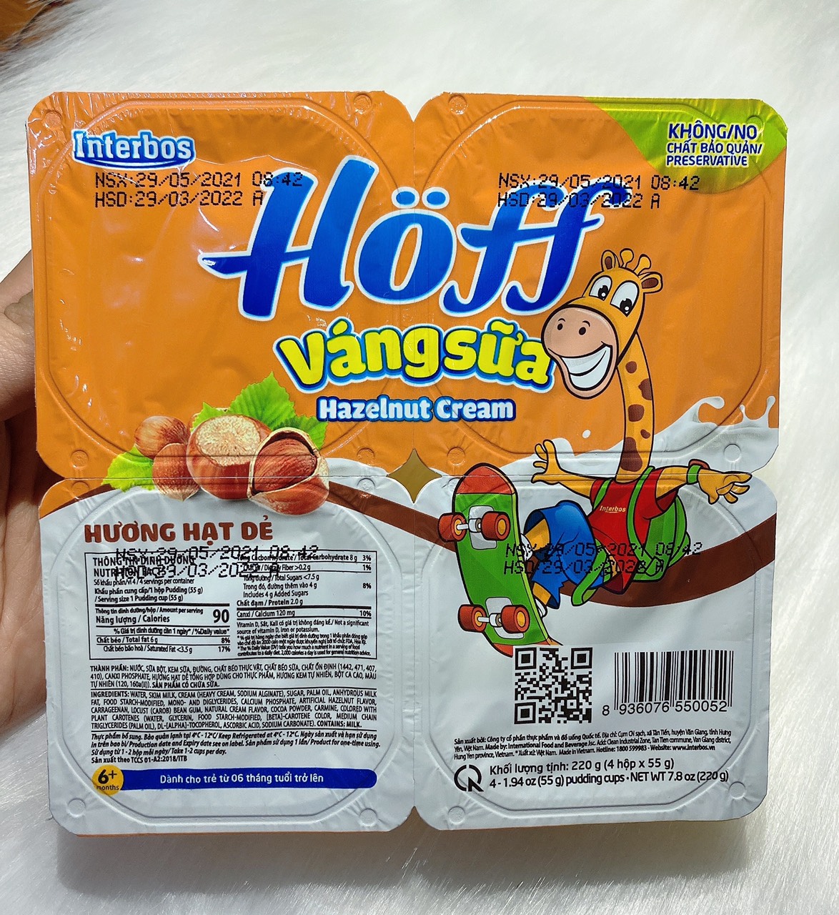 VÁNG SỮA HOFF