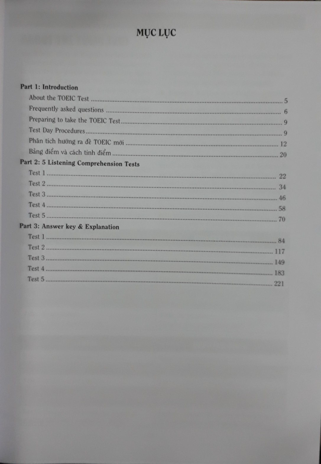 [HCM]Sách - New TOEIC LC - 5 Actual Tests