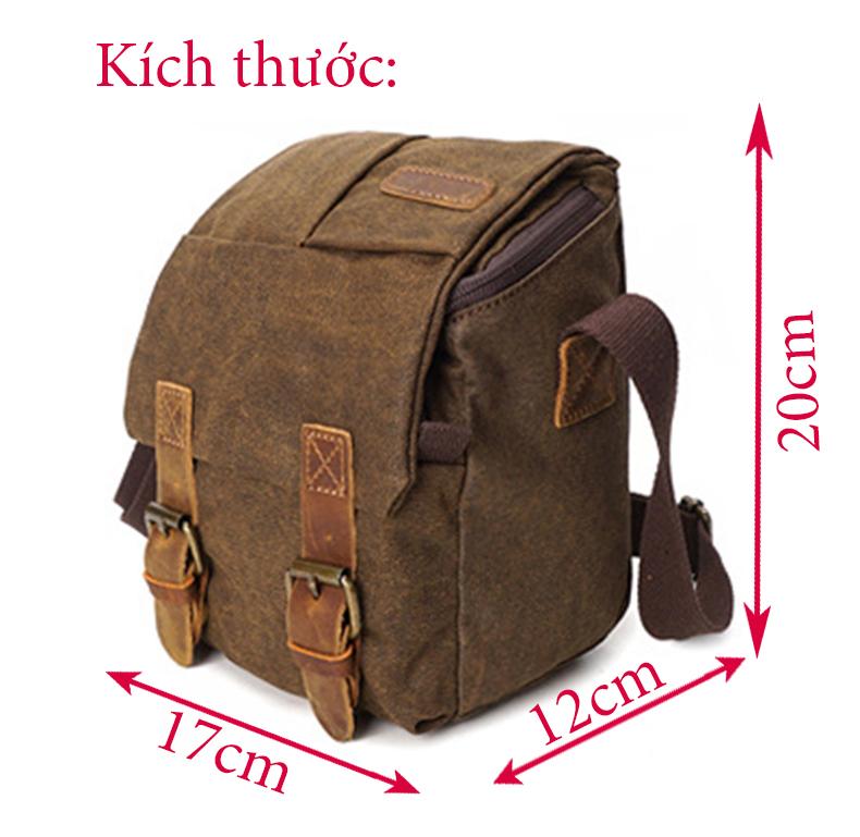 Túi máy ảnh vải canvas cổ điển G-Favor